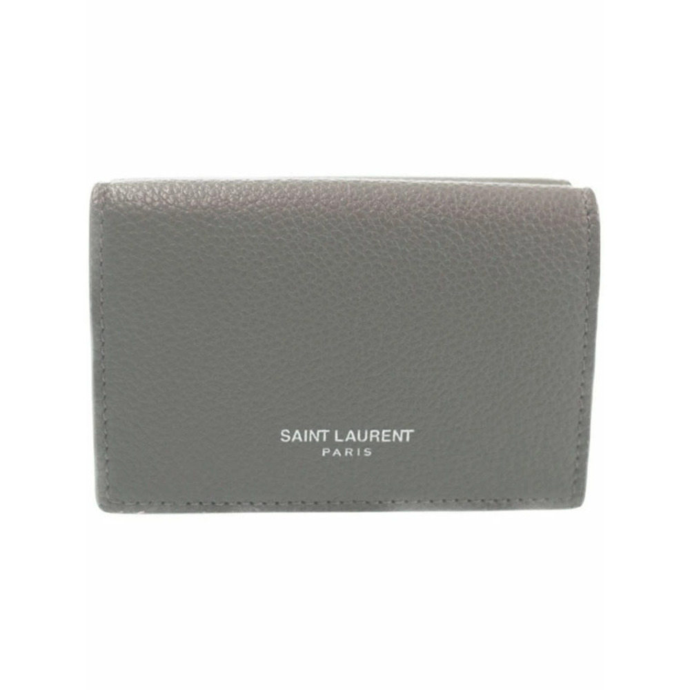 SAINT LAURENT Paris Wallet Tri fold Short